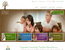 Tablet Screenshot of growingfruitfuldisciples.com